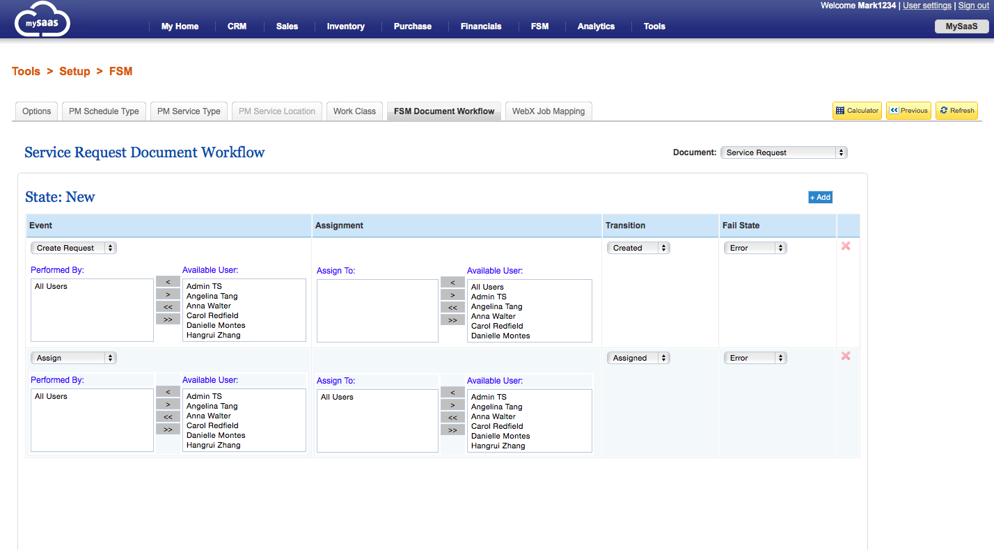 Workflow Management